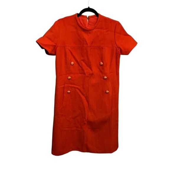 Vintage Dresses & Skirts - Vintage Winter Cherry Red Dress